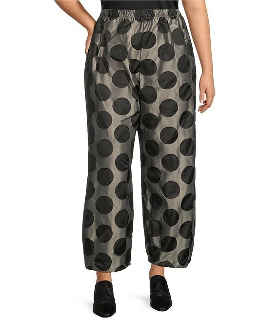 Relaxed Jackets Bryn Walker, 70868J Medina Pant, Black Dot
