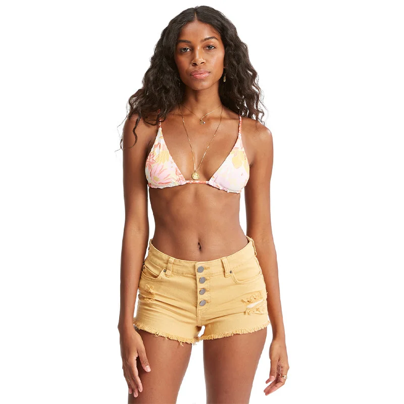 Energy Plan Buttoned Up Denim Shorts
