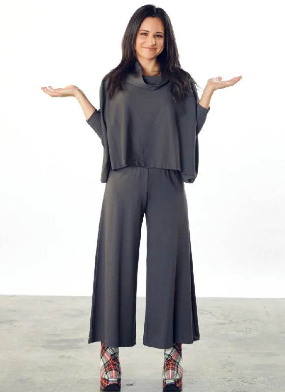 Noble Temperament Bryn Walker, 74056 Ella Pant, Modal Ponte, Black