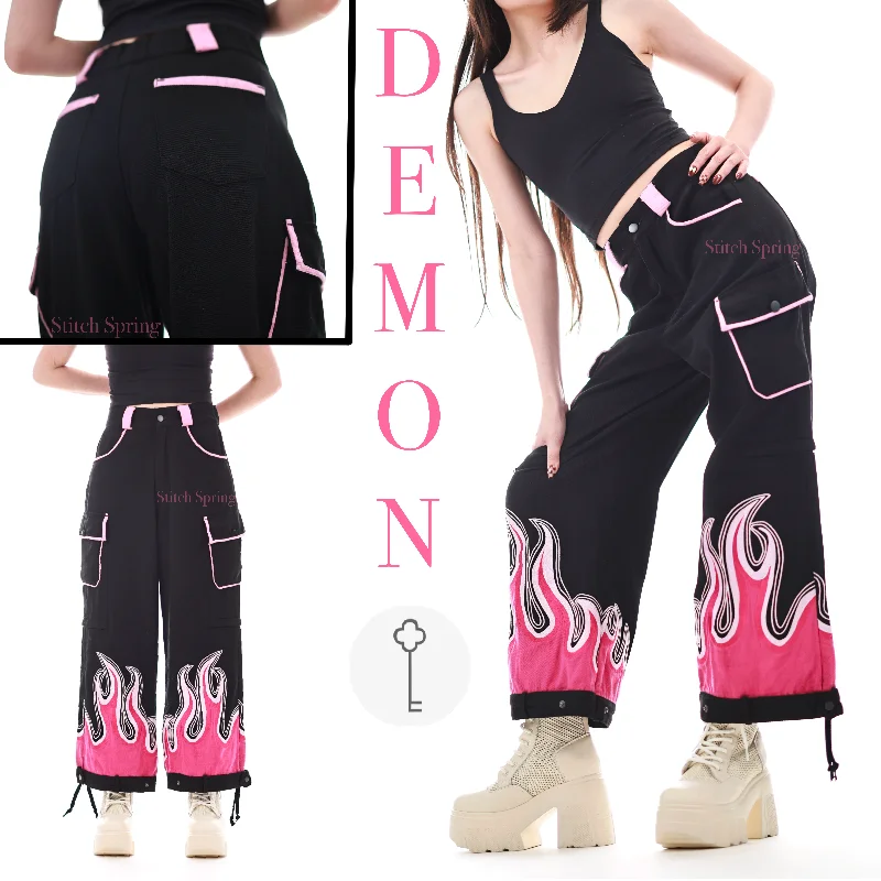 Moisture wicking Demon Flame Cargos Preorder