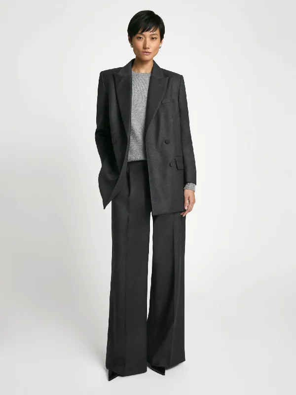 Cozy Dress Flannel wide leg pant