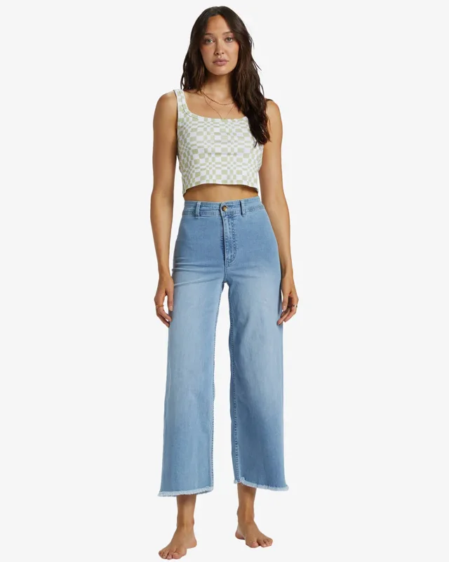 Free Fall Indigo Wide-Leg jean