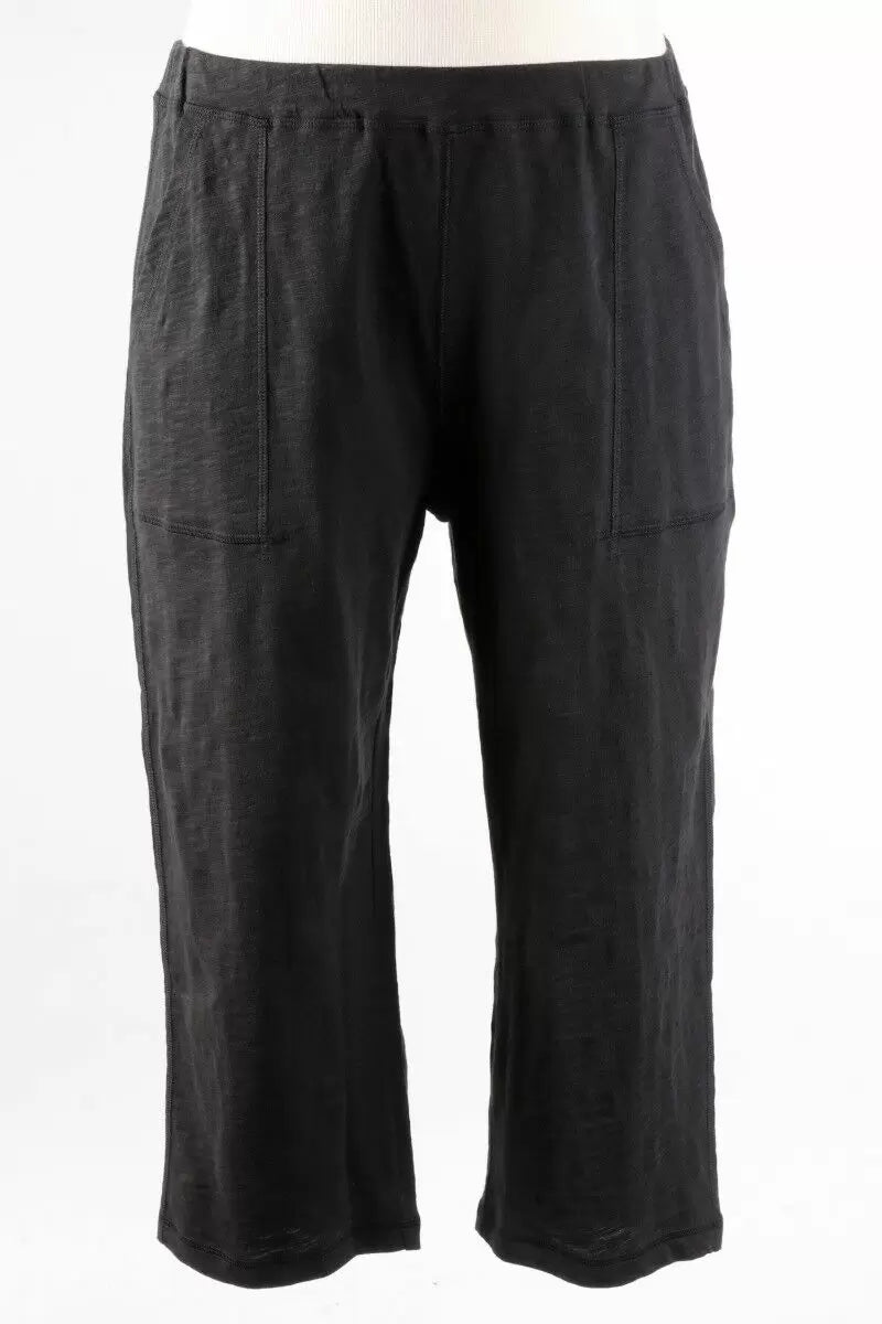 Cozy Essentials Wear Habitat, 27573 Arty Capri Pant, Black