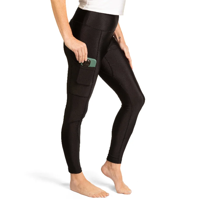 Minimal Classic Hair-Resistant Black Leggings