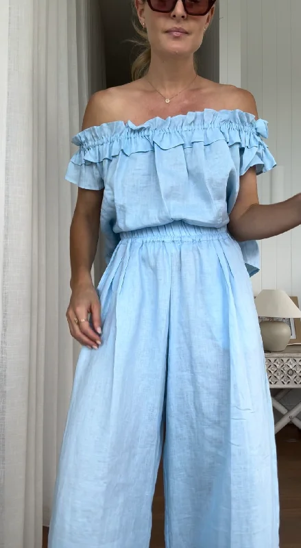 Pale Blue Linen