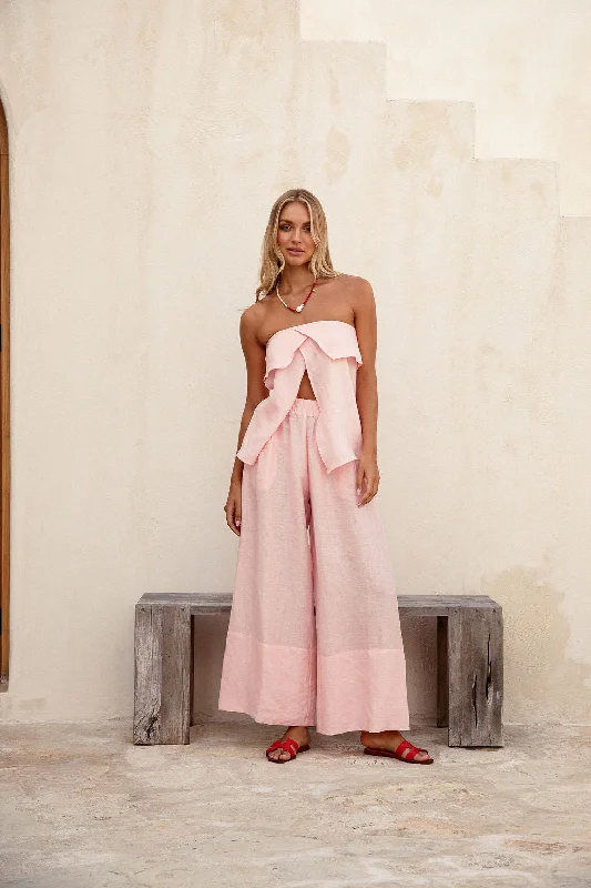 Classic Retro Harley Pants Printed Linen - Wholesale