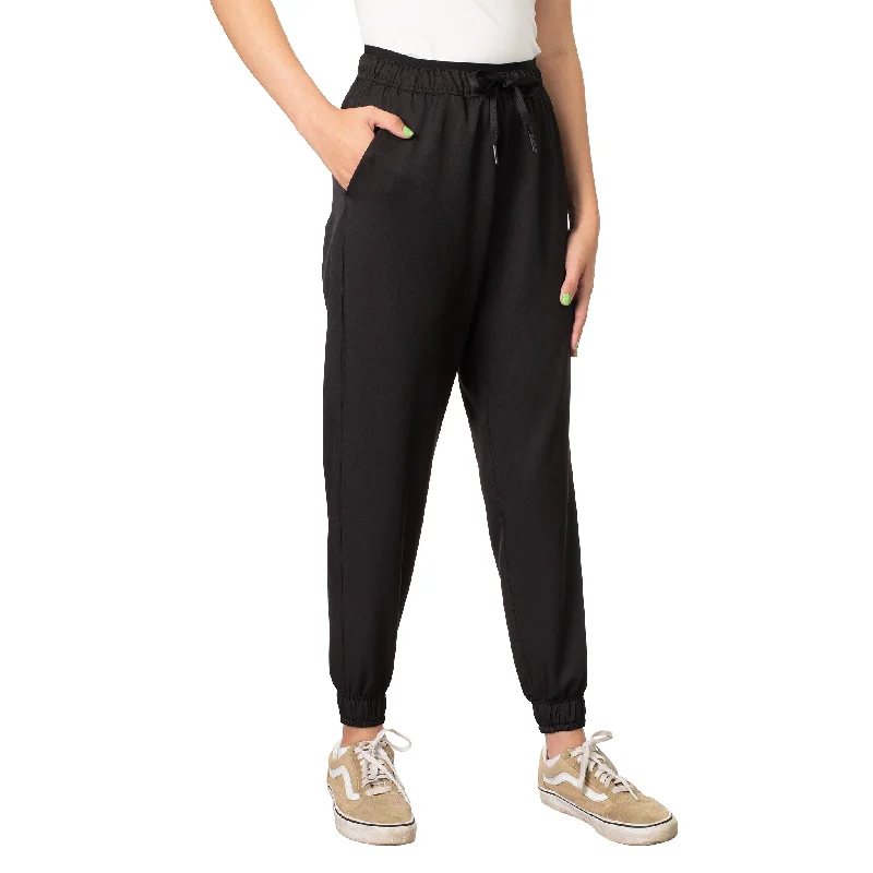 High-end Sense Jogger Pants - Black