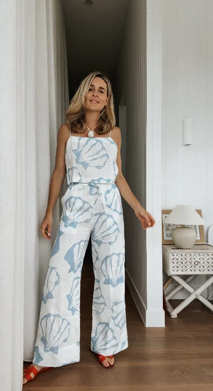 Casual Fit Wear Lottie Pants - Blue Shell