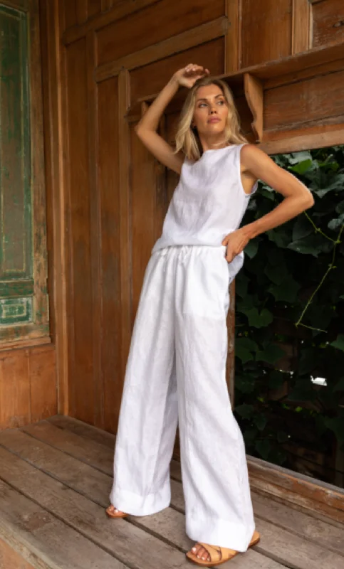 Classic Choice Lottie Pants Linen - Wholesale