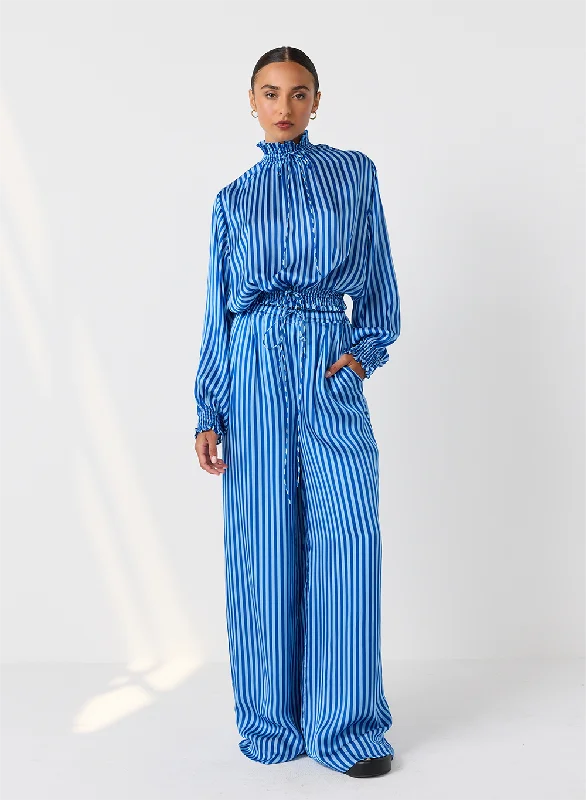 Thin Design Lylia Silk Palazzo Pant