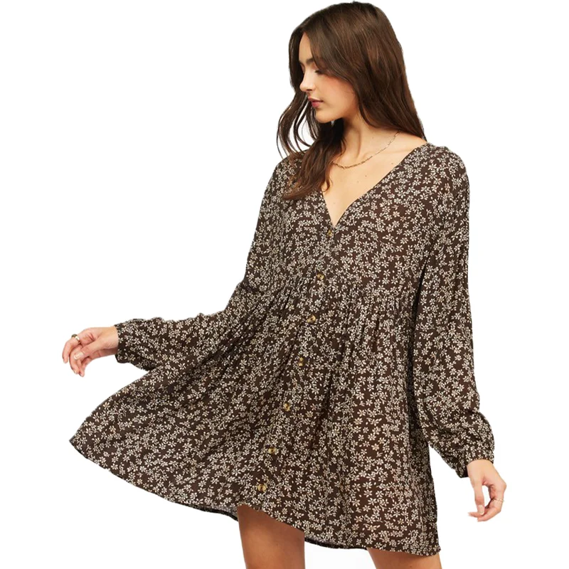 Cozy Fit On the Way Babydoll Dress (Past Season)