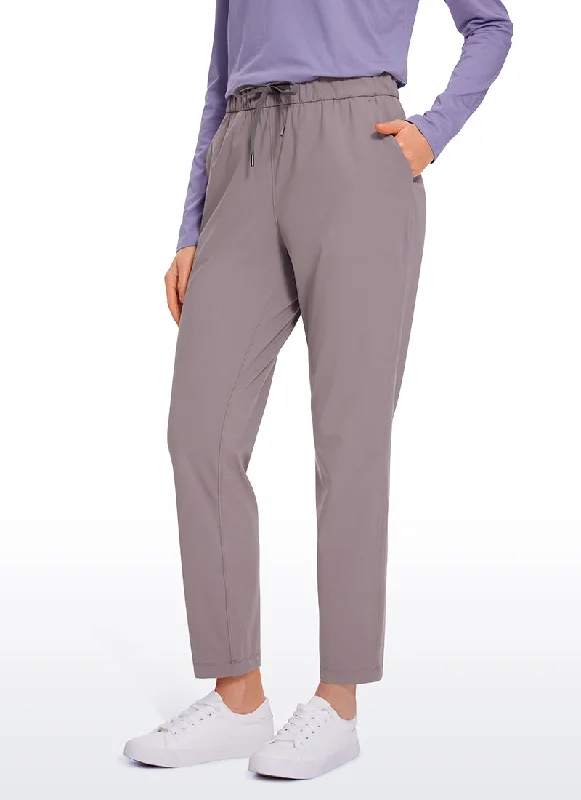 Urban Comfort Stretch Drawstring 7/8 Pants with Pockets 27''