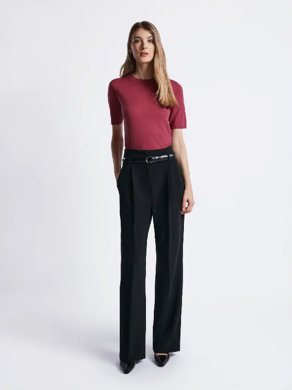 Layered Comfort Easy care pleated pant