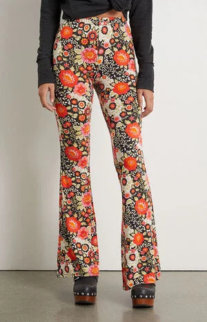 Sundown High-Waisted Flared Pants