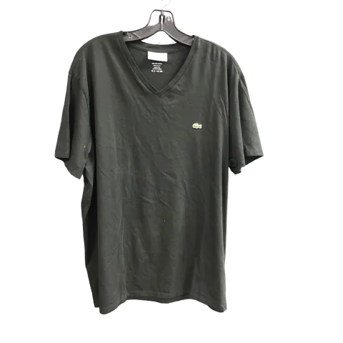 Chic Relaxation Top Short Sleeve By Lacoste In Black, Size: 3x
