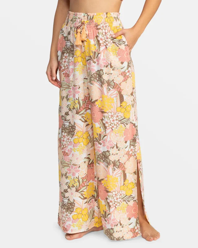 Tropical Rhythm Wide Leg Beach Pants