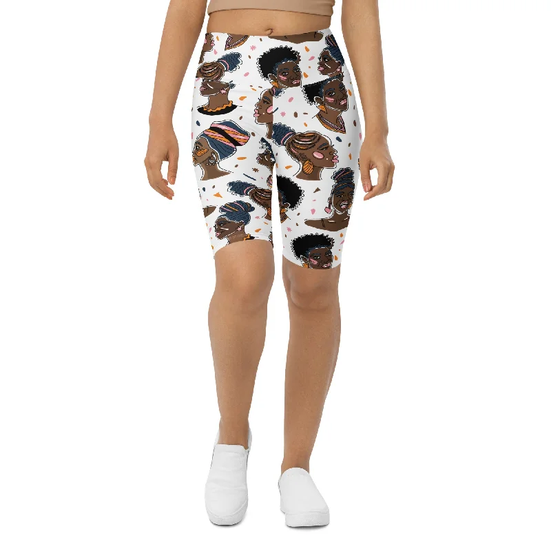 Casual And Versatile Beautiful People Biker Shorts