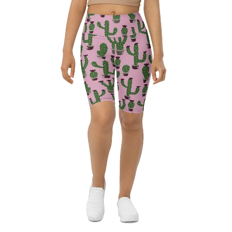 Energy Wear Cactus Love Biker Shorts