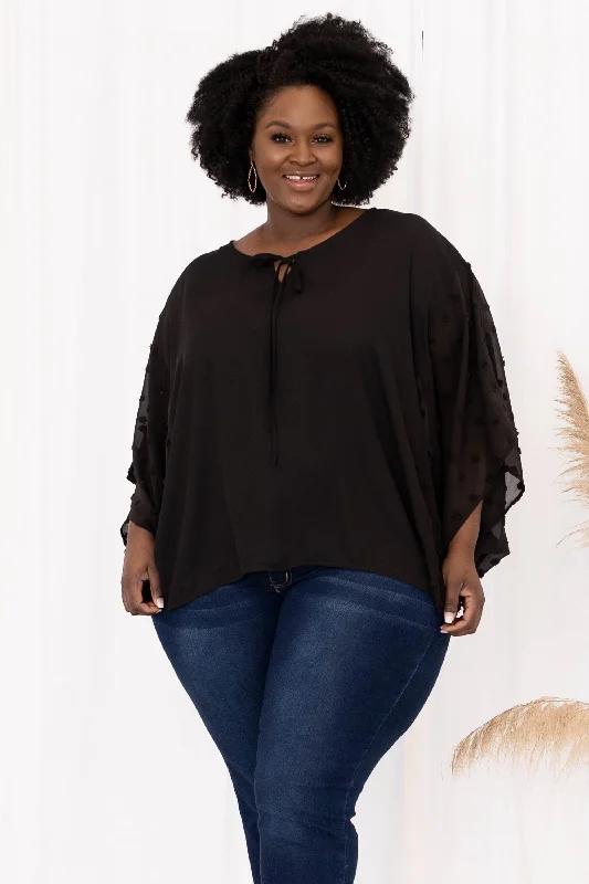 Chase Me Sweetie Top, Black