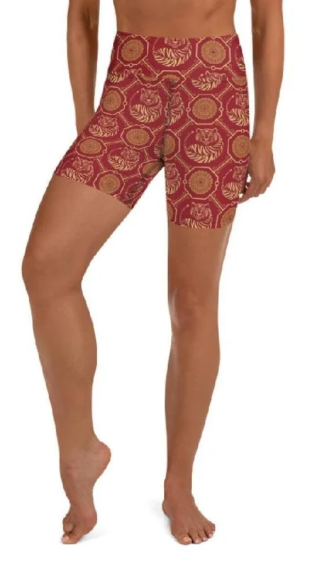 Chinese New Year Yoga Shorts