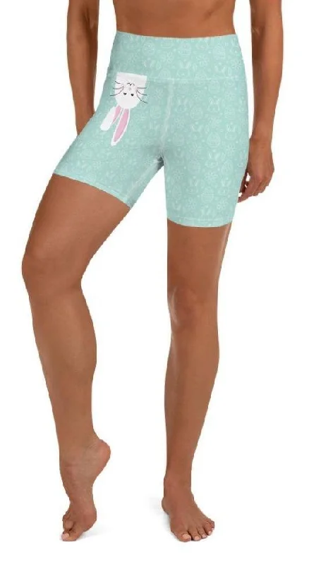 Egg But* Easter Yoga Shorts