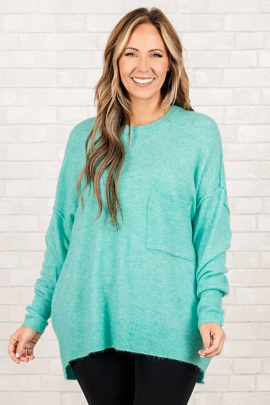 Everyday Style The Night Before Sweater, Heather Mint