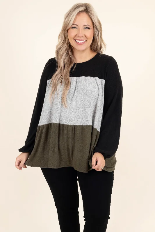 Modern Tailoring Falling Into Autumn Top, Multi