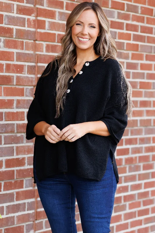Wearable At Home Or Out Forever Chill Sweater, Black