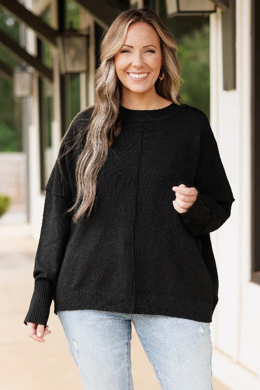 Easy Chic Wear Hard To Move On Sweater, Black