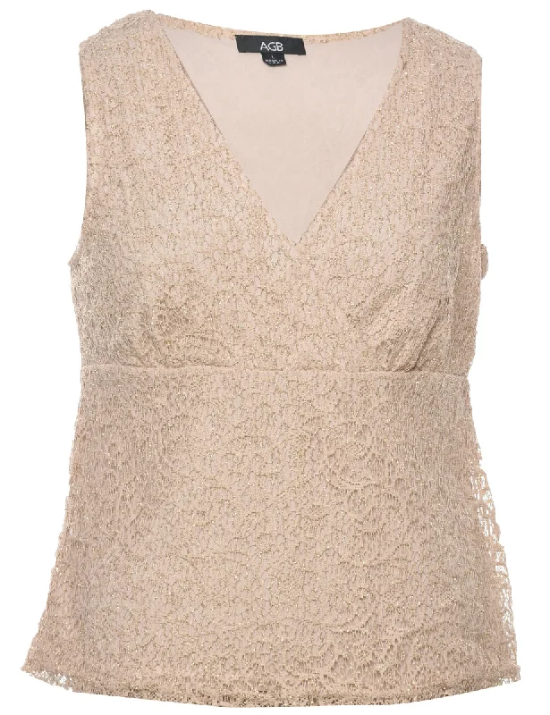 Lace Evening Top - L