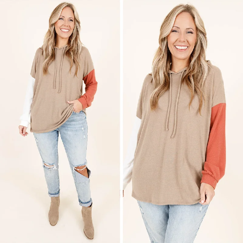 Fashion Innovation Lantana Hoodie, Taupe