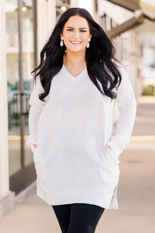 Fashion Touch Marvelous Mind Top, Ivory