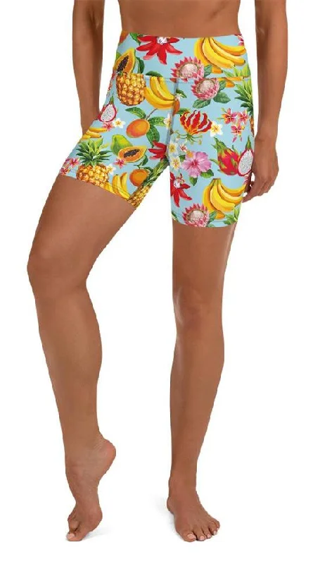 Sports And Leisure Paradise Fruits Yoga Shorts