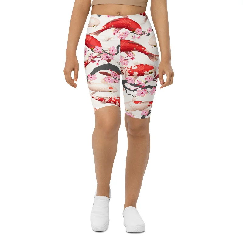 Sakura Koi Biker Shorts