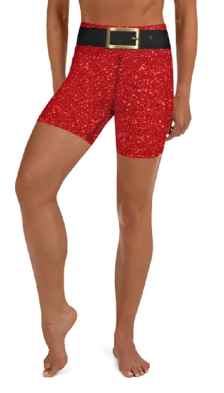 Santa's Outfit Yoga Shorts