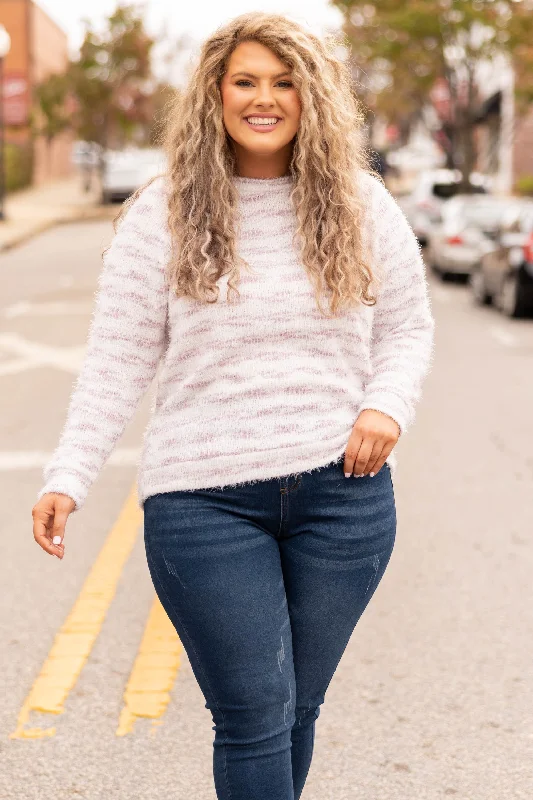 Lazy Style Touch The Night Sky Sweater, Lavender