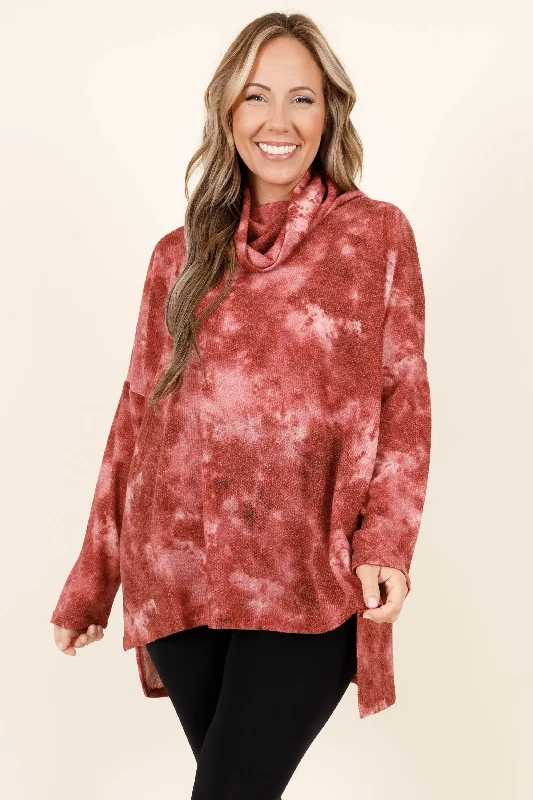 Stunning Fashion Touches My Soul Top, Cabernet