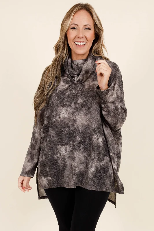 Timeless Outfits Touches My Soul Top, Charcoal
