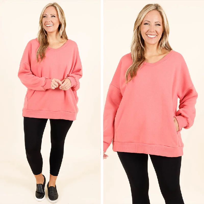 Urban Sense Very Special Sweatshirt, Desert Rose