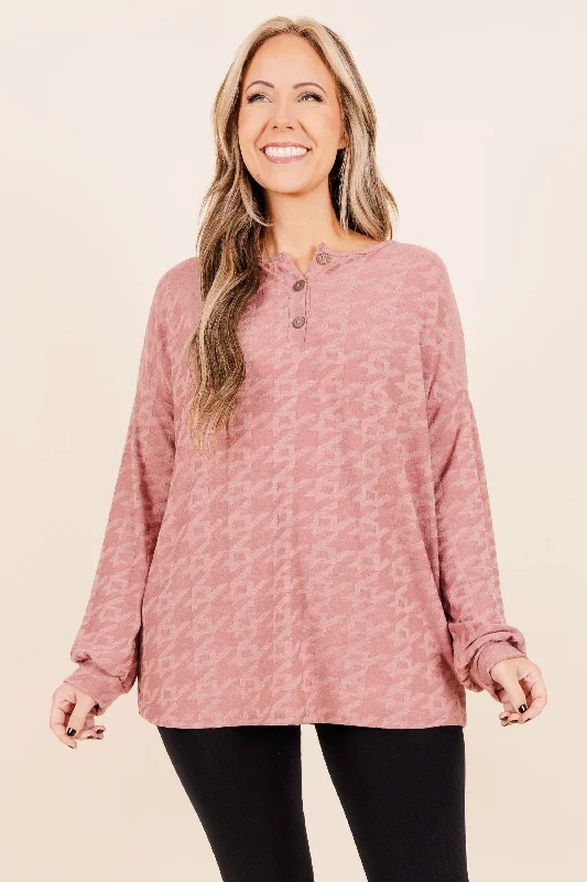 High Street Series Whimsical Wonders Top, Mauve